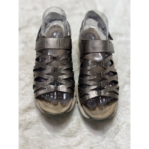 Bionica Metallic Leather Ossipee slingback Sandals women size 8M - Picture 4 of 8